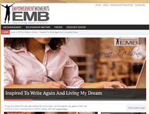Tablet Screenshot of empowermentmomentsblog.com
